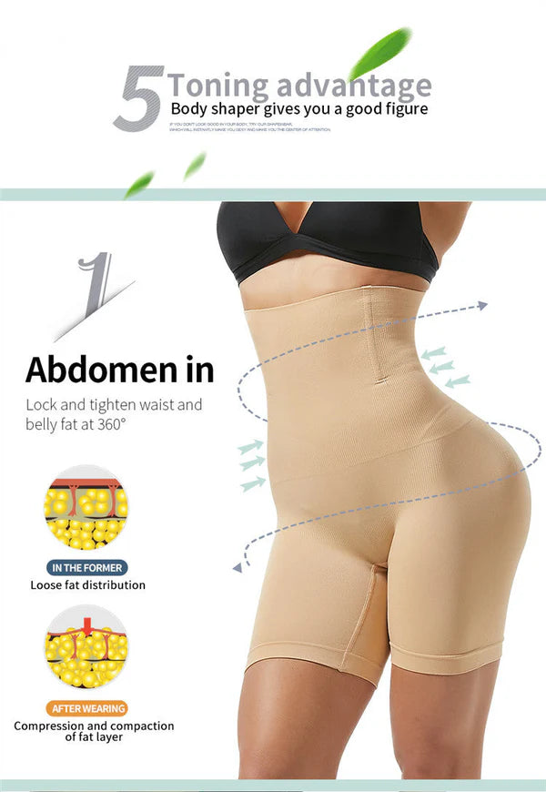 Lower Body Shaper for Tummy Control Panties High Waist Slimming Shapewear Underwear Half Body Shaper Waist Shaper for Women